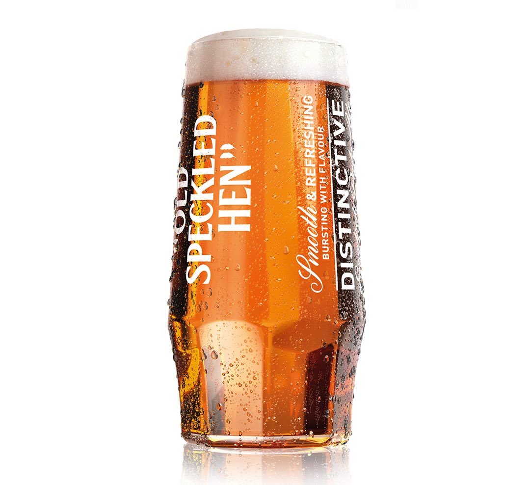 old speckled hen glass offer