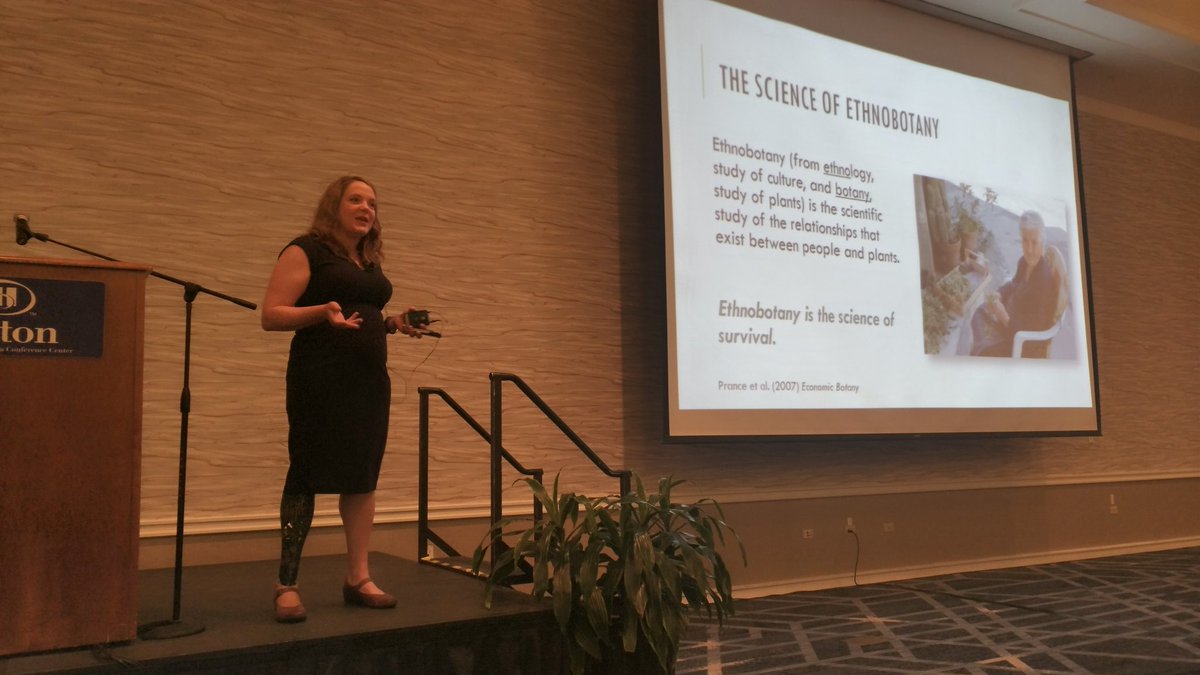 StellarSquirrel's tweet photo. Now we are learning about how herbaria drive discovery of new medicines from Ethnobotanist and Hebarium Curator, Cassandra Quave #ADBCSummit #ADBC19 #CollectionsMatter https://t.co/y50DBRlNQI