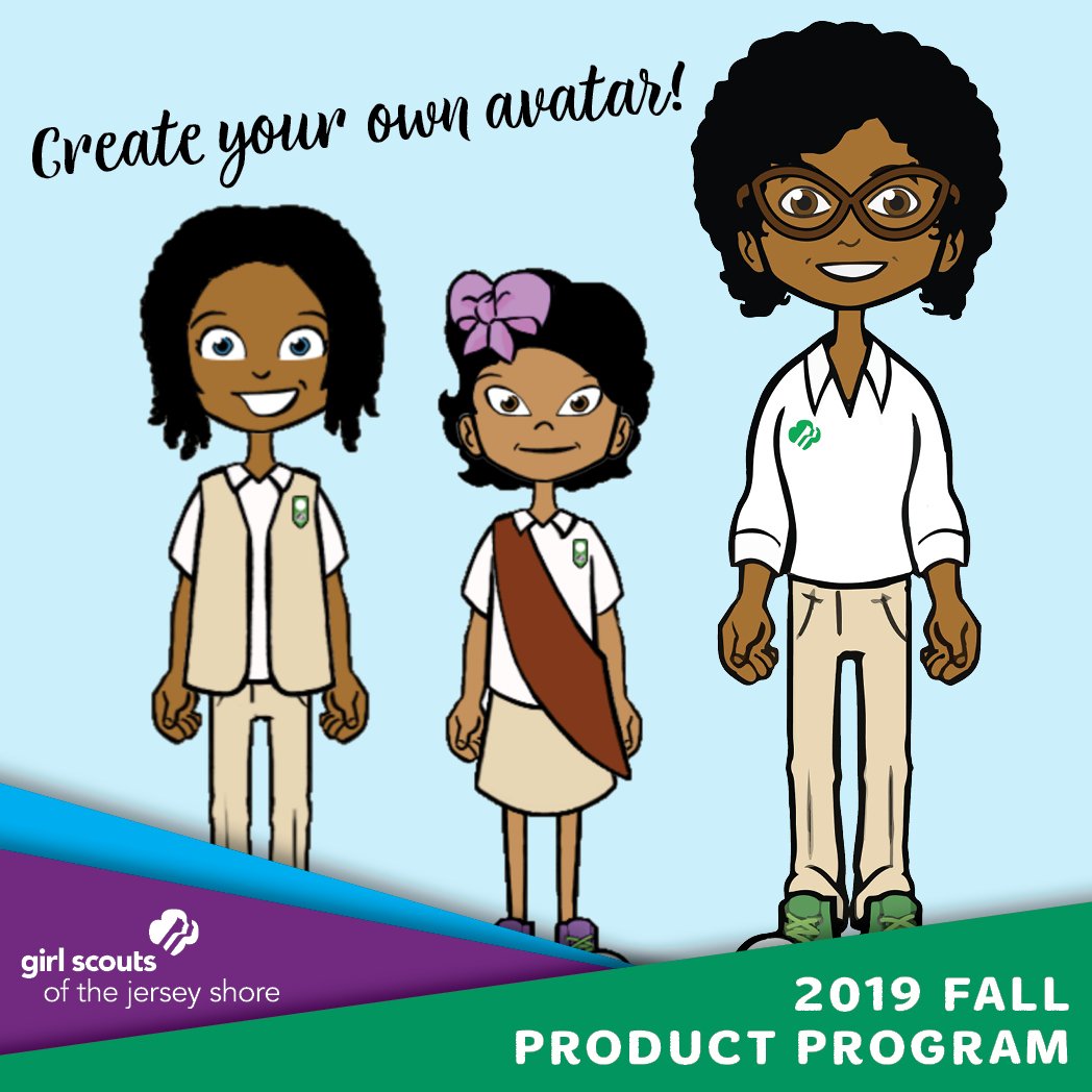 Fall Product Program Avatars look great on their own, but did you know leaders can combine the avatars of every girl and adult in the troop? Make a unique collectible to remind you of the memories you create. Learn More: gsfun.org/FallProduct #GSJS #FallProductProgram