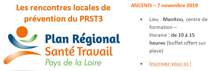MedefPDL's tweet photo. Invitation aux entreprises du bassin @ancenis44
#Attractivité, #performance : avez-vous pensé à agir sur les #risquesprofessionnels ? tel est le thème de ces rencontres #PlanRégionalSantéauTravail #PRST3 @paysdelaloire La Prochaine le 7 nov chez @GroupManitou 1/2 https://t.co/qTWmI3SloW