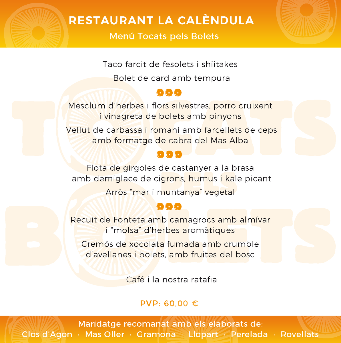 CuinaEmpordanet's tweet photo. 🍄 Campanya gastronòmica 👉TOCATS PELS BOLETS👈 del 4️⃣ d'octubre al 3️⃣ de novembre❗️
📣 Avui us descobrim... @lacalendula de Regencós🔝😋
#cuinaempordanet #empordanet #empordà #tocatspelsbolets #tocatspelsbolets2019 #tardor #bolets #gastronomy #menúbolets #lacalèndula #regencós https://t.co/IOOWYWw2M7