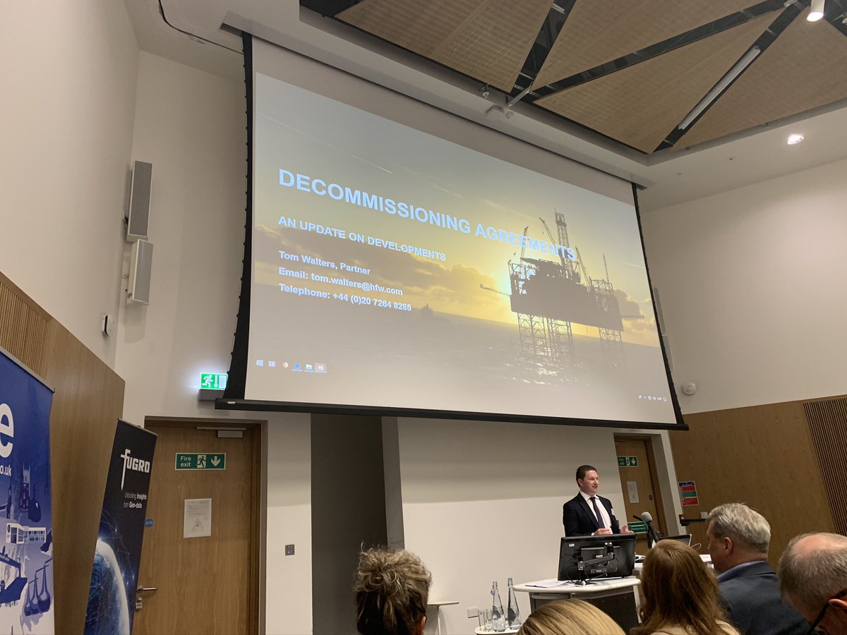 SUT_news's tweet photo. Learning about #BIMCO contract for #Decommissioning from @hfw_law lawyer & SUT Member Tom Walters at the SUT/@mastscot decom & wreck removal workshop #MASTSASM2019 - having good flexible contracts in place essential for professional decommissioning practice @MTSociety @IMarEST https://t.co/wXvu5iubuJ