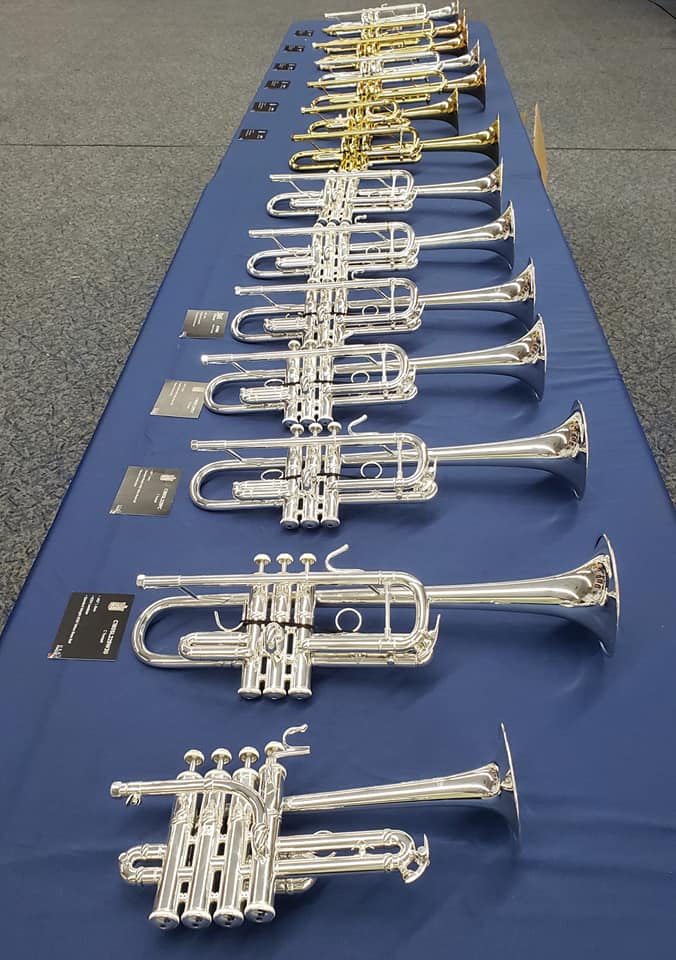 Students at Eastwood High School got the chance to try out various trumpets at the Bach Trumpet event this past Tuesday!