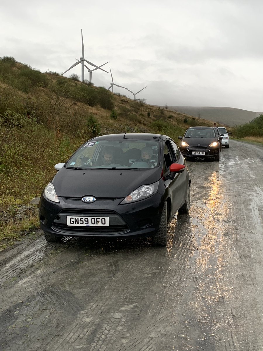 This is hard to believe we now have a super dry stage after the wet conditions for the #recce #wrgb #tyrechoice @LouiseCookGB <a href="/WalesRallyGB/">OfficialRallyUK</a> #WRClive #WRC2019
