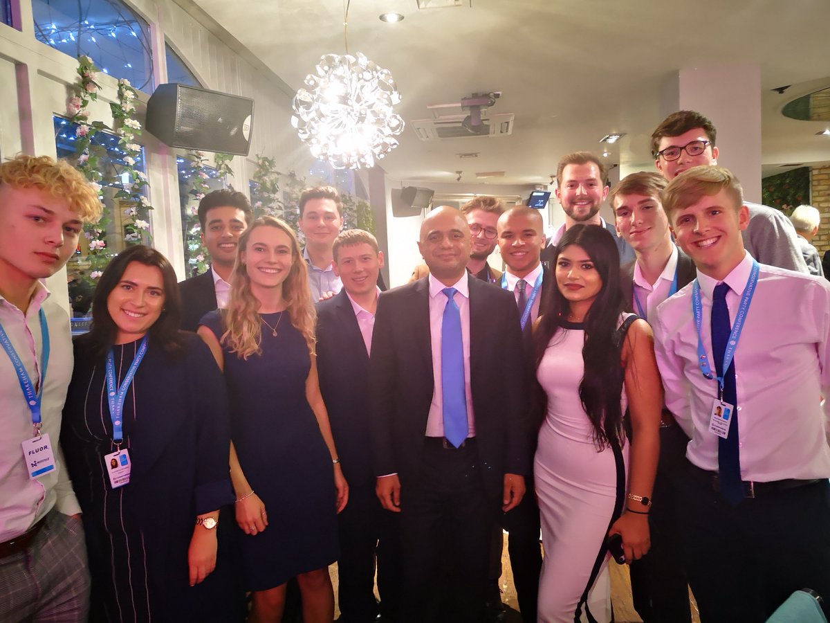 Evening with #Bromsgrove and #WestMidland Conservatives at #CPC19. Members are the heart of politics & young members are the future!