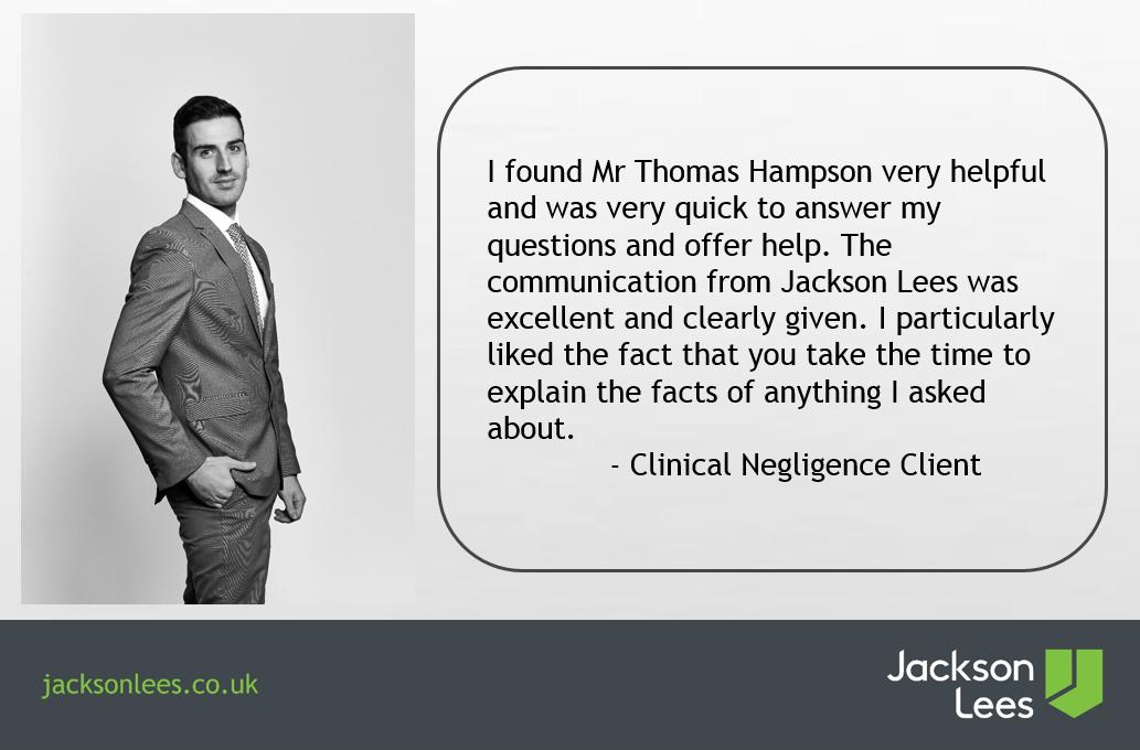 JacksonLeesLaw's tweet photo. Great feedback for Tom from our ClinNeg team! Not everyone is as familiar with the law as us (obviously) so clear communication is key. Really made a positive difference to this client! See how Tom could help you over on his page  #OurPeople #MAPD 👉 https://t.co/IfREPhQ9Tw https://t.co/UdF5SNEDA9