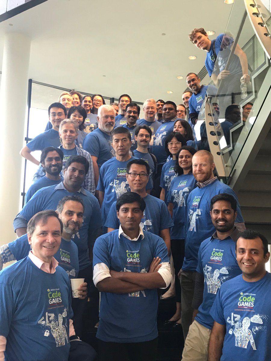 wkhealth's tweet photo. Game On! 
This week we kicked off #CodeGamesWK around the world. 
This coding event brings our employees together to tackle technical challenges we’re looking to solve in support of our customers. https://t.co/ZqNPSp3mIC