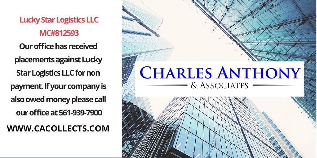 All cases are handled on a complete contingency. No money upfront and if we do not collect our service is free. #trucking #truckingbusiness #freight #transportation #logistics #Truckers #FreightBroker #collections #Truckers #broker #truckingnews #carriers