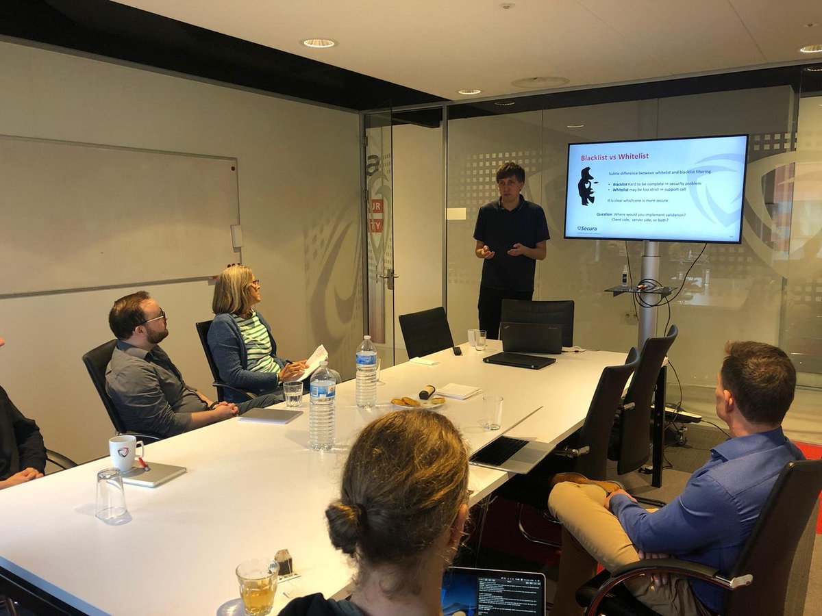 SecuraBV's tweet image. Where would you implement user input validation? Client side, server side or both? #quiz #secureprogramming #training #sharingknowledge #securacademy #CyberSecurityMonth
