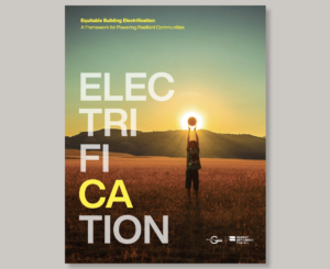 Greenlining's tweet photo. To fight climate change, cities across CA are phasing out #gas in favor of #buildingelectrification.
New report from @Greenlining & @eefaorg shows how to make it work for marginalized communities through community-led decision-making. https://t.co/MrmOdL3wQK #ElectrifyCaNow https://t.co/npm7o9UDuT