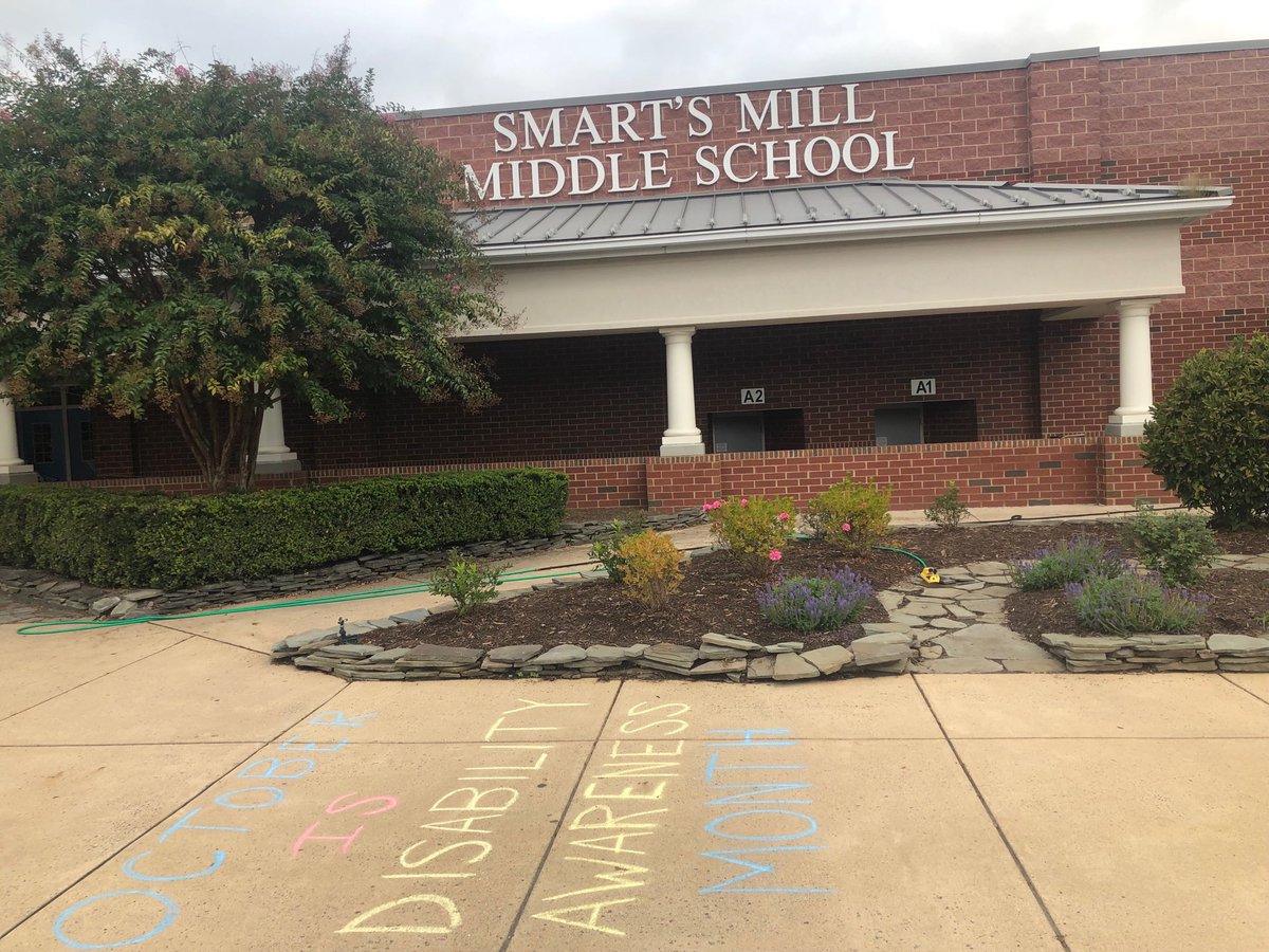 Smart’s Mill is celebrating Disability Awareness Month. #LCPSWEareABLE2019  ⁦<a href="/Smarts_Mill/">Smart's Mill M.S.</a>⁩