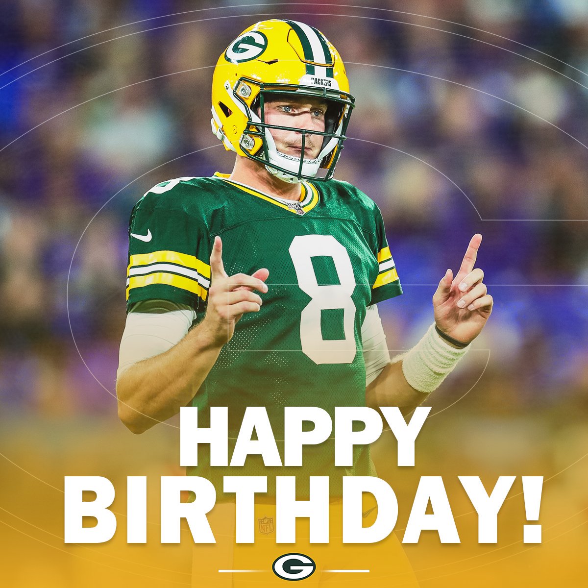packers's tweet photo. RT to wish QB @timboyle_7 a happy birthday! 🎉

#GoPackGo https://t.co/pWIJpO52rx