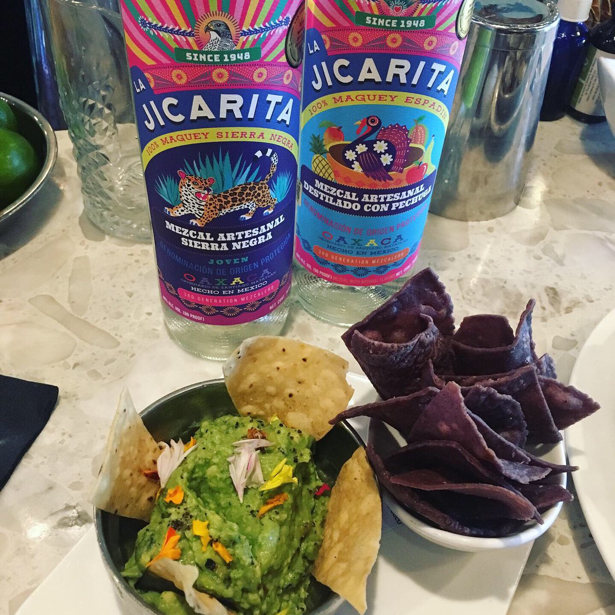 Find us <a href="/lvmarrwc/">LV Mar</a> great Mexican food, drinks and beautiful atmosphere 🌶🌮🥃#redwoodcityfoodie #mezcal #lajicaritasierranegra #lajicaritapechuga #redwoodwoodcity