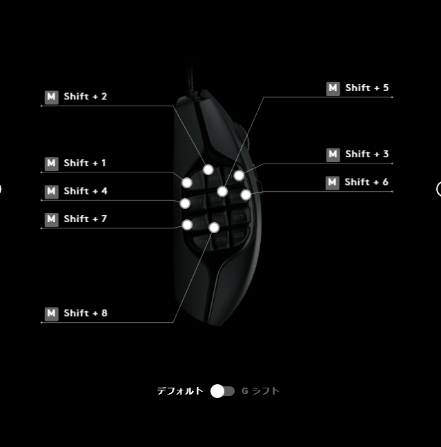 やぎにい G600 今までg Hubソフトウェアに認識されていなかったんだけど 直近のアップデートで認識 されるようになったっぽくてそれは嬉しいけどg600のg17 Gまでの4つのボタンが設定できない形になってて使い物にならないんだが G Hub消して旧 Logicool