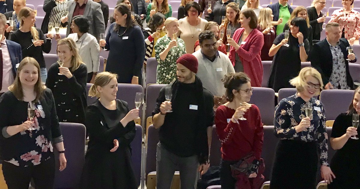 katriojasalo's tweet image. Today raising a toast to the 10-year-old Service Innovation and Design Master’s degree programme at @laureauas #sidlaurea #LaureaMasters #ServiceDesign