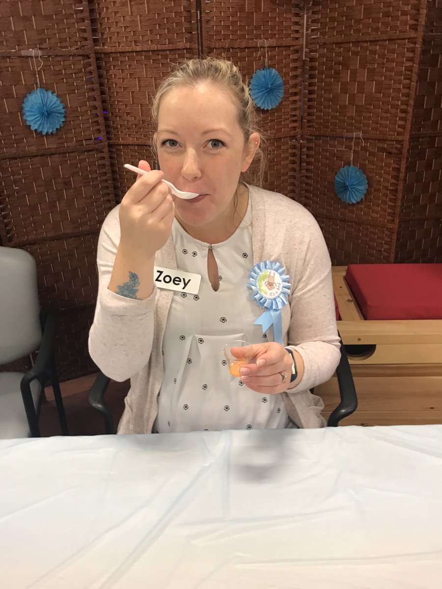 Baby shower games ... what’s this baby food flavour!!!! Yuck