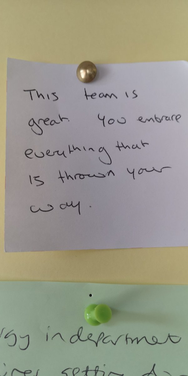 SibfordSFL's tweet photo. #teamworkmakesthedreamwork  Heartwarming notes from our staff team meeting. @SibfordSFL @SibfordOxon #eachtalented #eachdifferent #allvalued https://t.co/EAUUKkxBlt