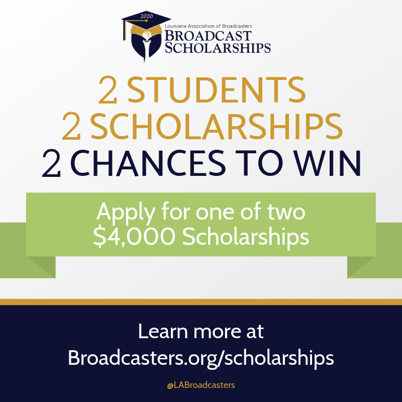 LABroadcasters's tweet photo. Don't Fall behind and miss out on a chance to win a $4,000 scholarship! Start on your application today.ππ
To learn more details, visit: https://t.co/XkhpcBw8dg
#StudentBroadcasters #LABScholarships #BroadcastScholarships https://t.co/UY0J2nda7i