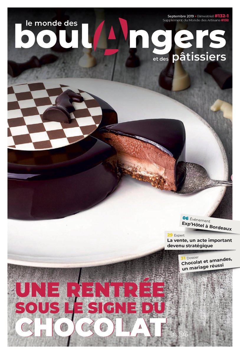 #Boulangerie #Patisserie #chocolat #tendances Notre dernier numéro est consultable en ligne  &gt;&gt; bit.ly/2ndA3Tg