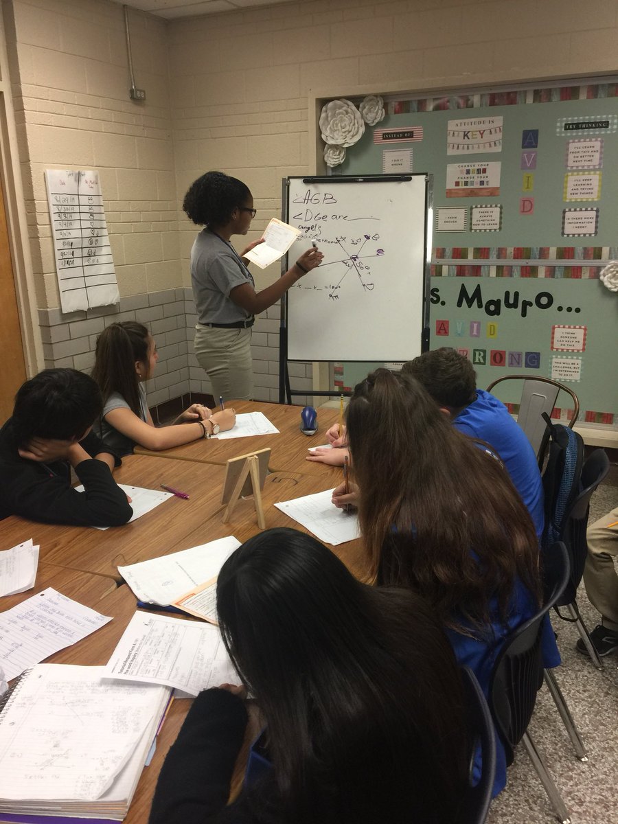 AvidBonham's tweet photo. Thirsty Thursdays in AVID!!! Bonham Students Rocking Math Tutorials!!!!! https://t.co/odGbIoDoki
