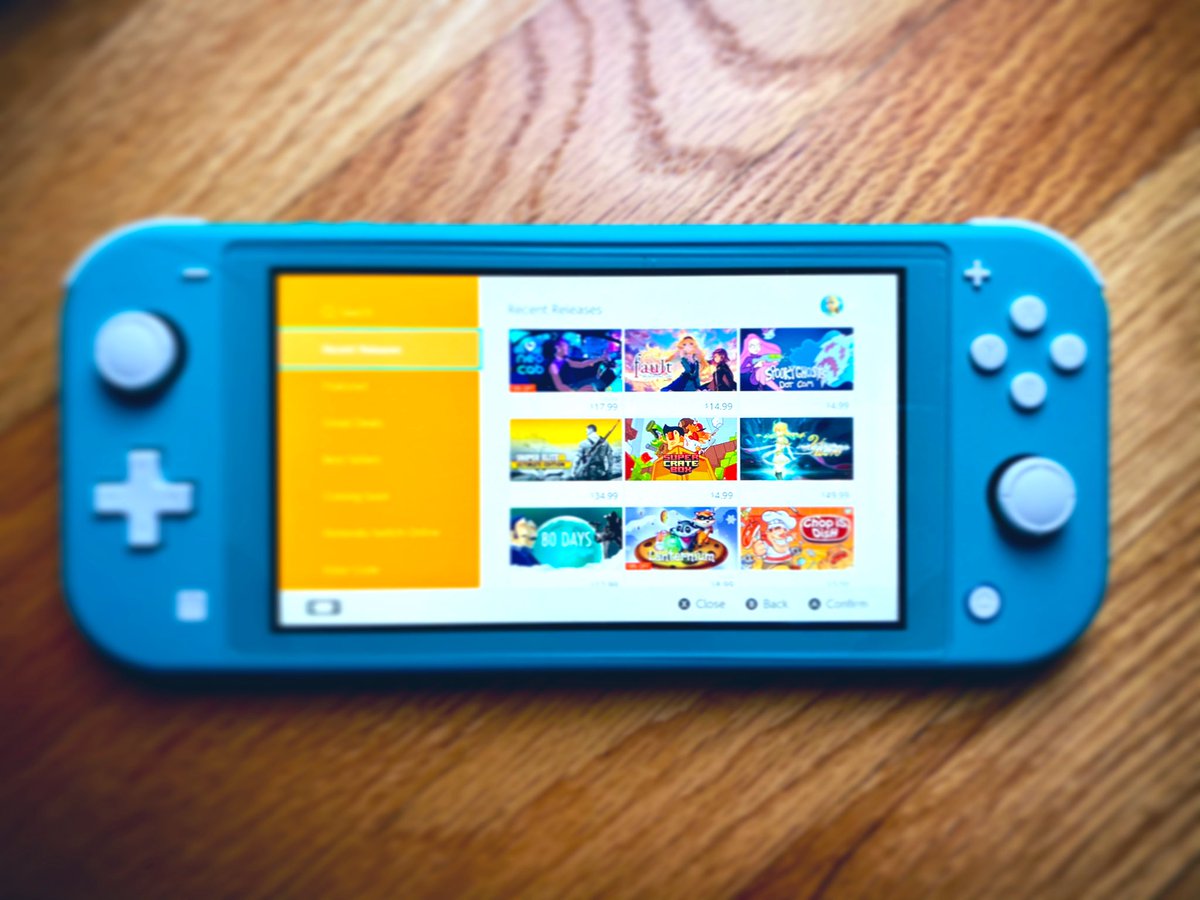 PinkHeart623's tweet photo. #Whatgamenext 🤔 #NintendoSwitchLite #turquoise https://t.co/M6BNAkKRd2