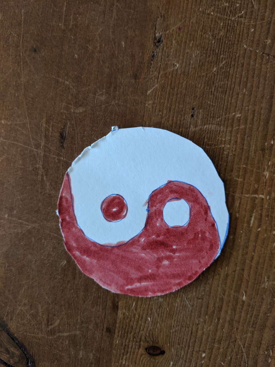 'Mummy, I have made a Raspberry Pi Yin Yang'. I'm not quite sure what that says about our household.