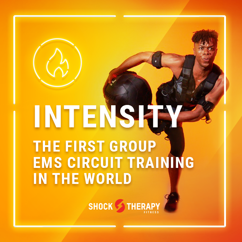 ShockTherapyNyc's tweet photo. INTENSITY is the 1st group #EMS group circuit training in #NYC. Classes start Oct 5th - don't miss out! https://t.co/hlO9mnaDh7 #GetShocked #emsgrouptraining https://t.co/zwaURtEizT