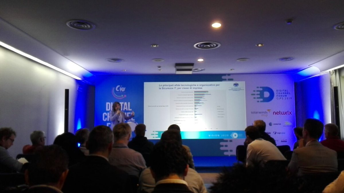 Stefano_Belviol's tweet image. #Assintel discute a evento #CipsInformatica della percezione della #sicurezza #IT nelle aziende italiane