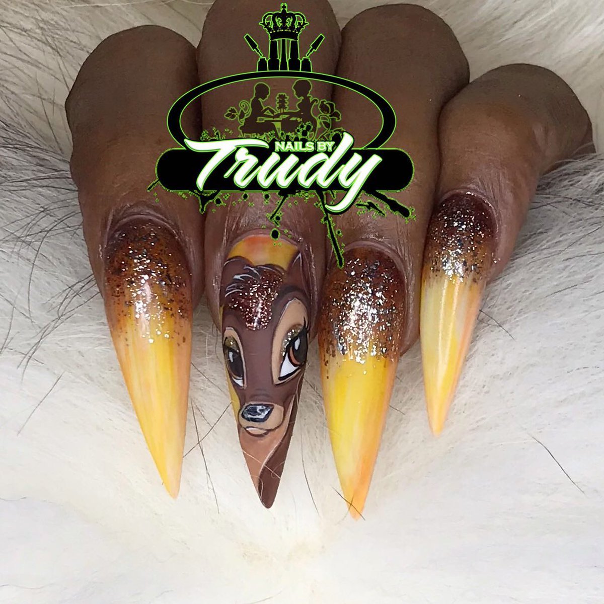 inmnails's tweet image. Hand-painted nail art done by INM Educator @nails_by_trudy_ 🍁 
#inm #inmnails #inmeducator #inmproducts  #nails #nailart #nailsonfleek #nailaholic #nailstagram#nailsofinstagram #acrylicnails #nailartist  #nailsoftheday #nails2inspire #naildesign #fallnails #fall #disney