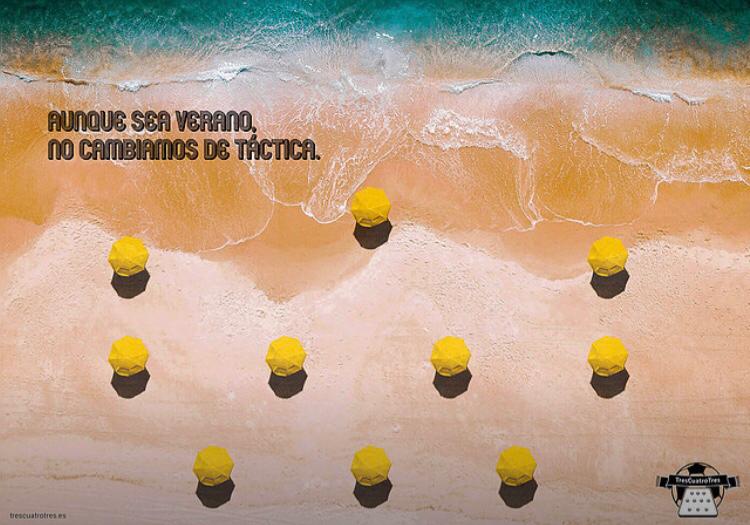 cdec_es's tweet photo. Hoy felicitamos a los ganadores de nuestro Like de septiembre: "Verano: nadadores, sombrillas, barcos", de Jorge M. Rodrigo Ad Studio & @tres4tres
3 gráficas que rinden homenaje a una de las tácticas más aplicadas en el fútbol.
https://t.co/OFTdhIQ9eo
#cdeclike #openfestival https://t.co/85cGtmtd3v