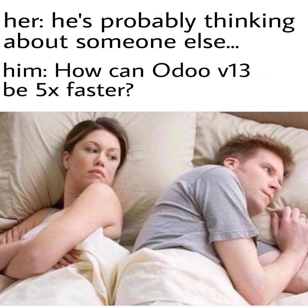 Well, he is right! The new version of #Odoo includes this and many other improvements. Stop thinking and join us #OdooExperience