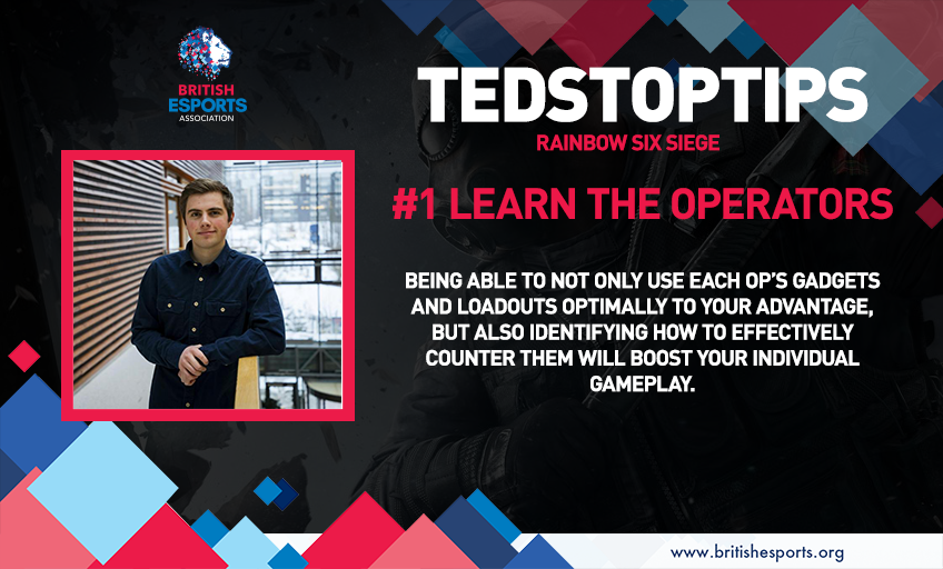British_Esports's tweet photo. Looking to progress through the ranks on Rainbow Six Siege? We spoke with our #GameAdvisor @ImP_TotesTedley who provided us with some great advice! ❤️
Follow this thread for #TedsTopTips 👇 https://t.co/TKUDILPQoZ