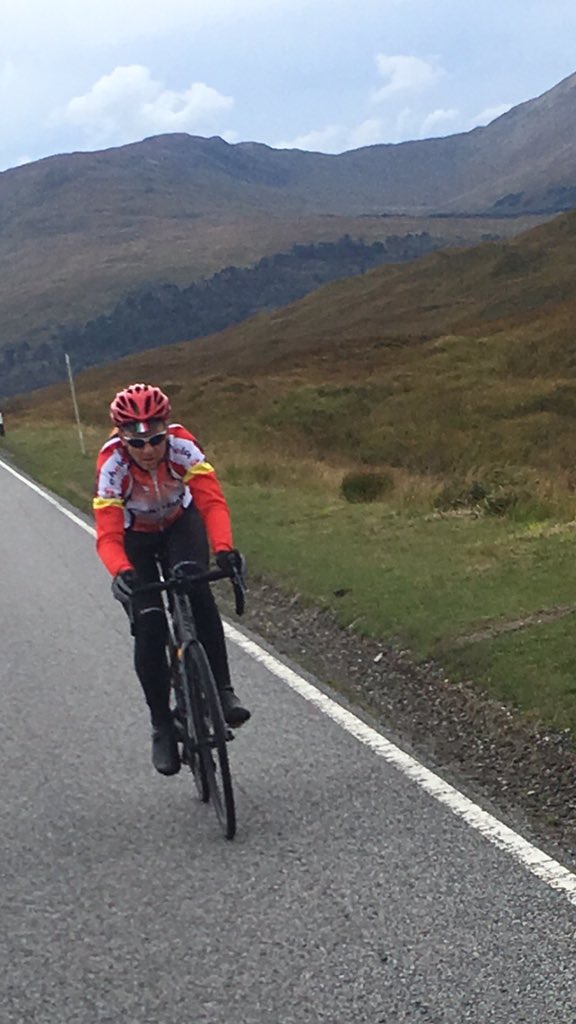 1000Cycling's tweet photo. @1000Cycling #cycling @HandinHandforOz @CCLG_UK  @Echelon_Cycles  @AlloyGator #Scotland #Highlands #scenic @GraceKellyTrust #challenge https://t.co/ofRSFWCV4b