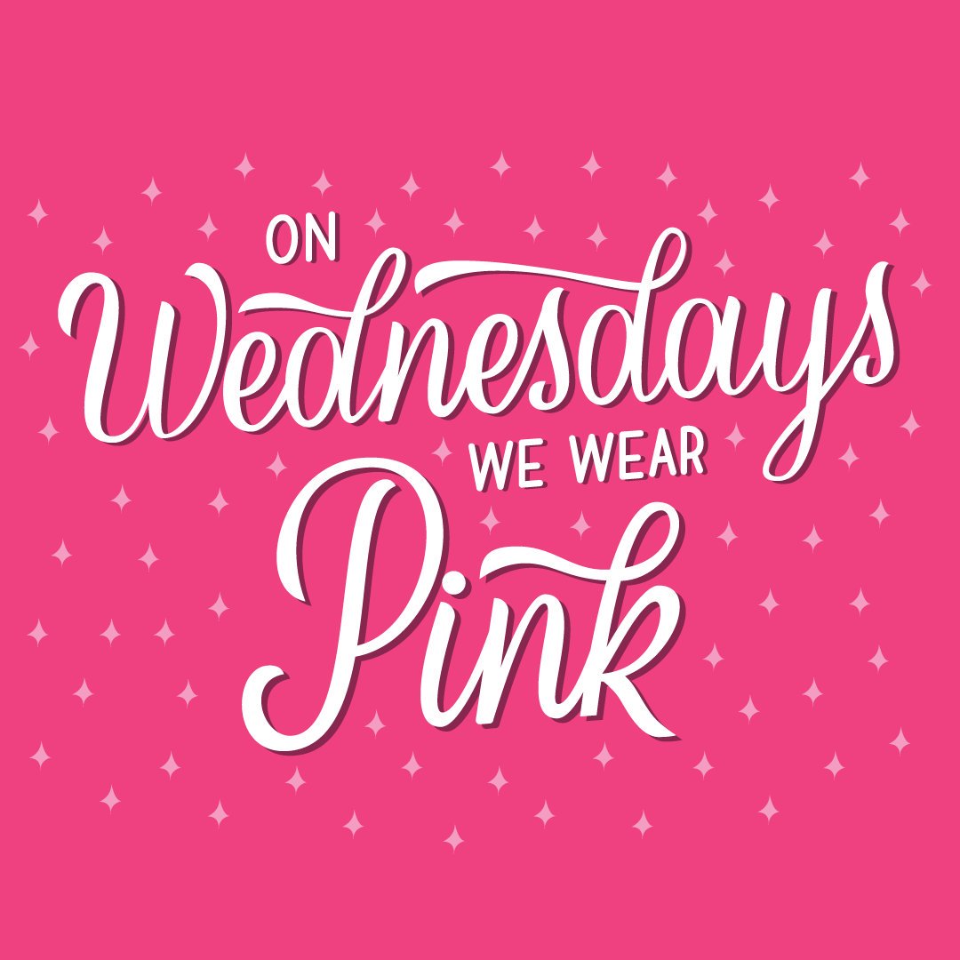 rayanealvim's tweet photo. IT'S OCTOBER 3RD. Happy #MeanGirlsDay! It's Thursday, but wear pink anyway 😉 #October3rd https://t.co/znJNQY6XKl