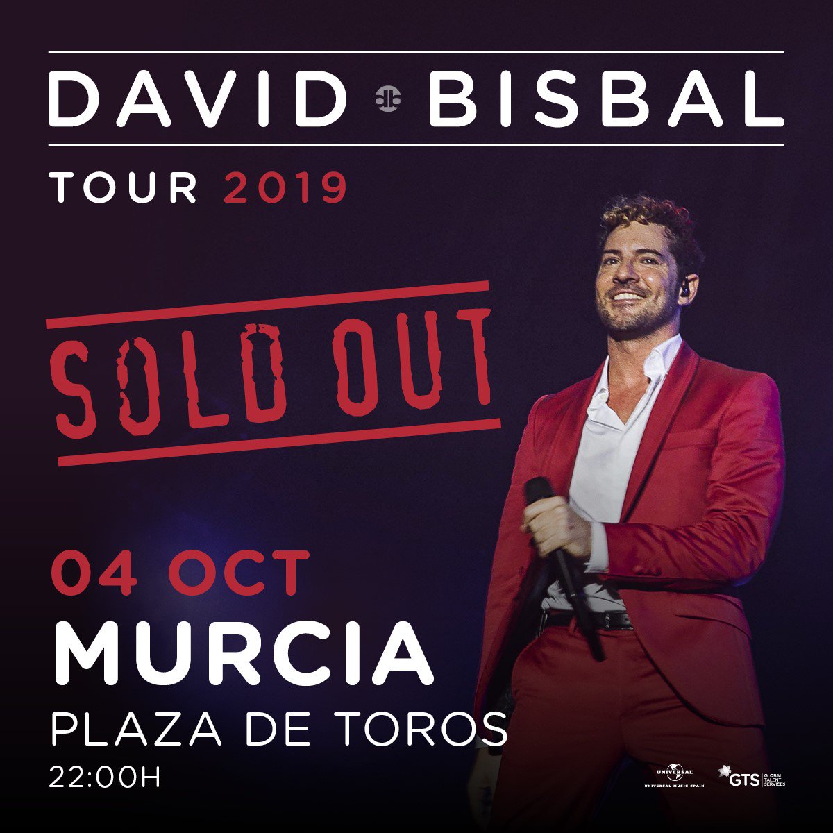 davidbisbal's tweet photo. Murcia nos vamos a divertir, muchas gracias por hacerme tan feliz!! https://t.co/JQVHNmETi5