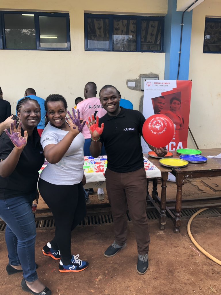 HamrickKaitlyn's tweet photo. We were so happy to have @Kantar employees in Kenya join us to see the @SpecialOlympics Lead to Include Project come to life at the Africa Regional Youth Leadership Summit! #LeadtoInclude #ChooseToInclude https://t.co/CcjMqPZp35