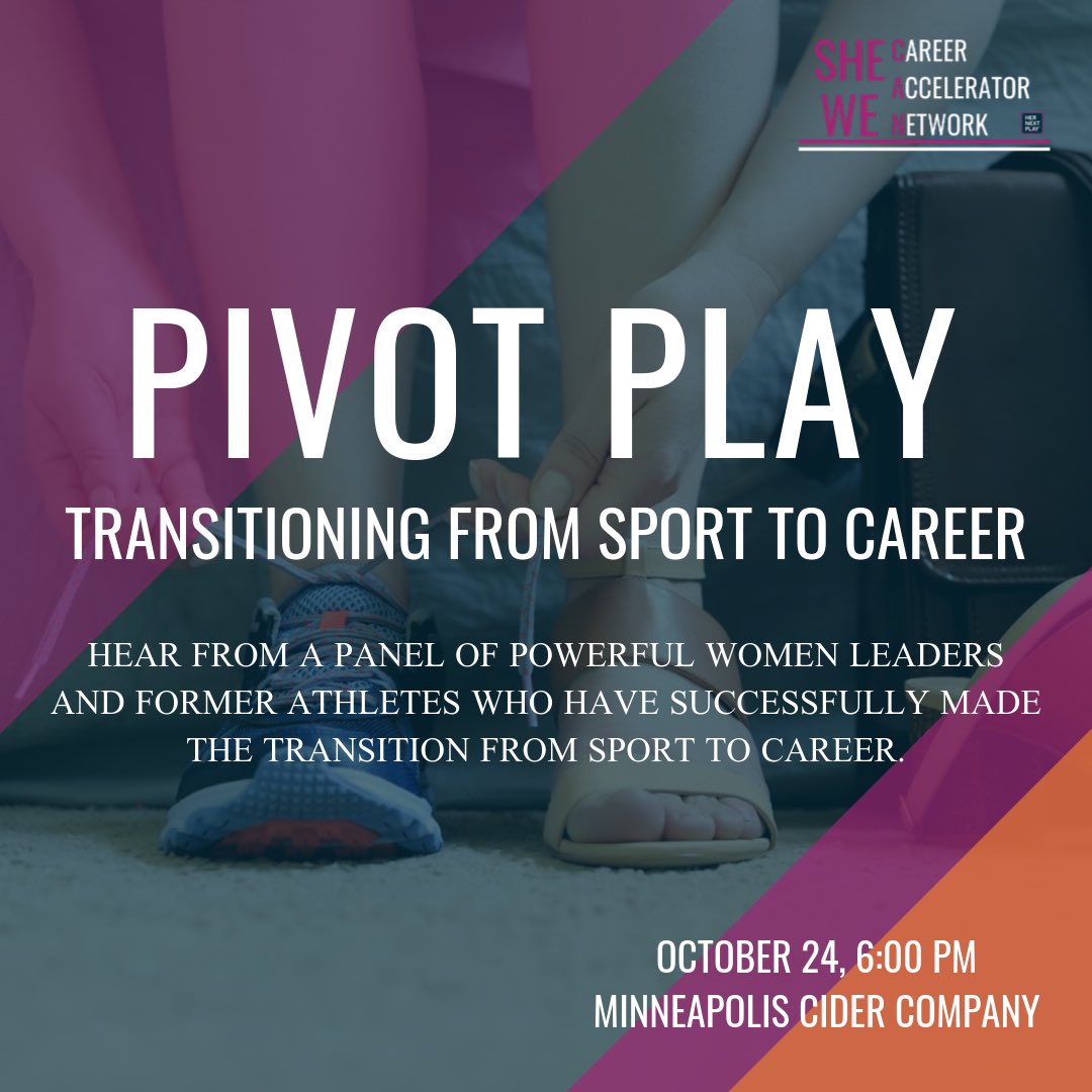 HerNextPlay's tweet photo. The Career Accelerator Network’s first event is October 24! We want your network or team to be a part of this! Invite your team, teammates and friends to join. For more details or to register go to https://t.co/MMMahSiFwA https://t.co/YIxoSnGndh
