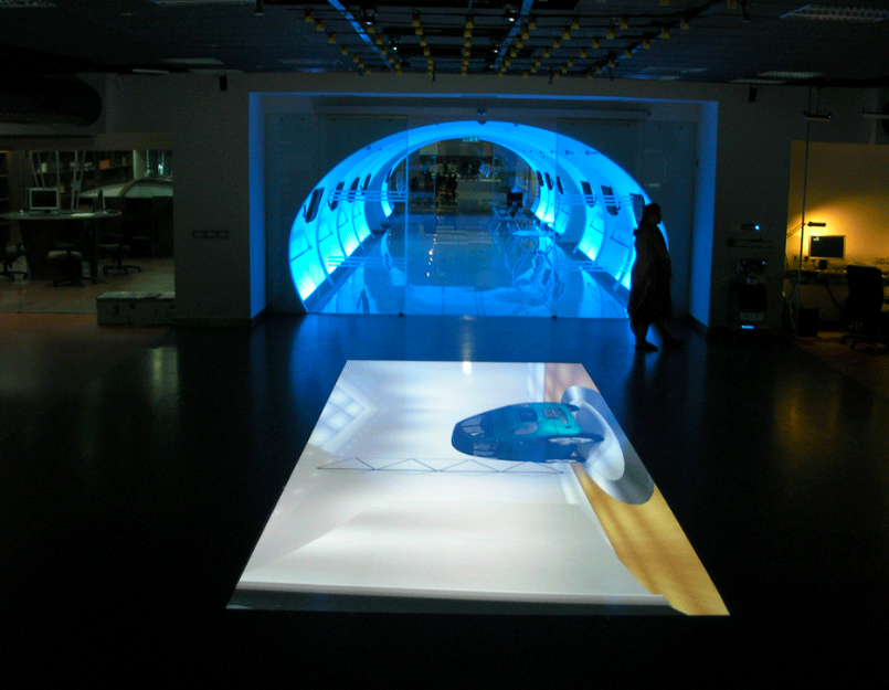 GooSystems's tweet image. Front Projection Screen Goo Painted on Floor at Major Auto Design Center #screengoo #projection #frontprojection