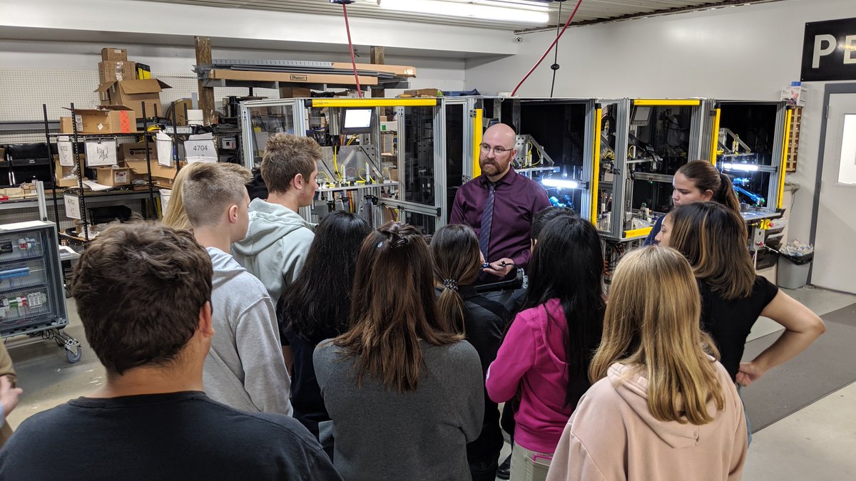 OtsegoSchools's tweet photo. #ACT4Freshmen tours are taking place all over the area introducing 1150 students to career possibilities, including several in Otsego! These students are at Peloton, Inc. https://t.co/VPHjWOYRaG