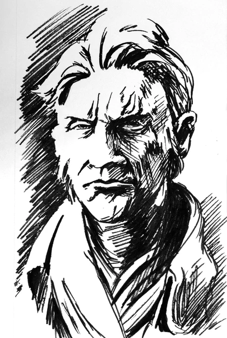 #inktober #Inktober2019 

No prompt, just wanted to draw stuffs for fun.

Based on a sculpture by James W Cain. 