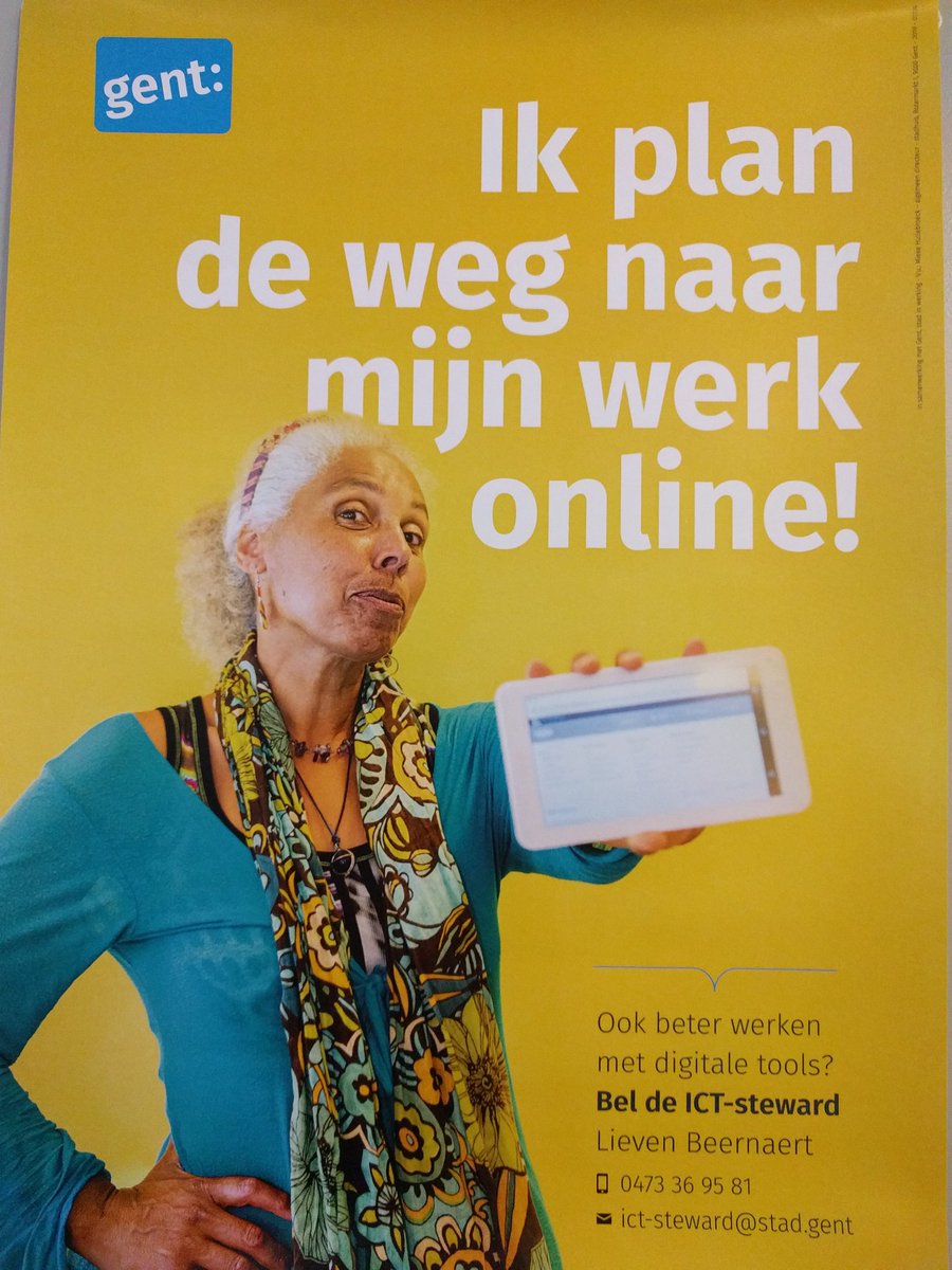 Van_Damme_Sara's tweet photo. Collega Maria van Dienst Werk licht het project 'Digitaal Werkt' toe op @GsiwGent #partnerdag2019 https://t.co/ybr9L10ywl https://t.co/MM6UzBFfxF