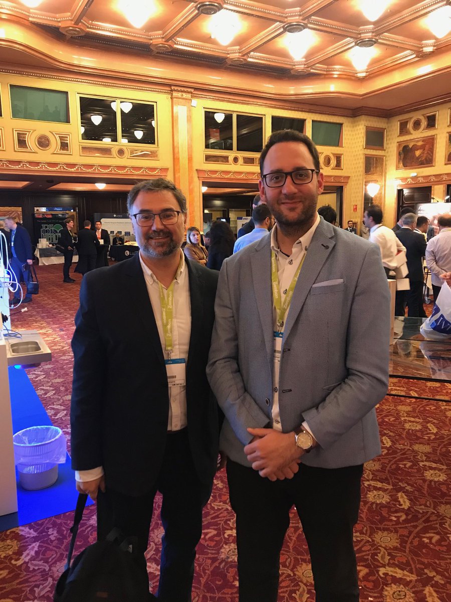 RosendoGarganta's tweet photo. Amazing Spanish representation during the #EULIS19!! Here with my friend ⁦@Fede_SoriaG⁩ talking about the importance of #urinepH management in future #BiodegradableStents. Great opportunities of scientific collaborations with ⁦@Devicare⁩ and ⁦@LitControl⁩. https://t.co/PNK0SvW8xT