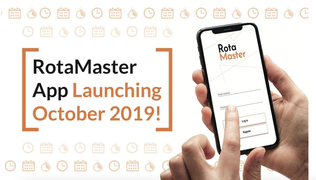 RotaMaster's tweet photo. We are getting excited about launching the @RotaMaster #app in October. Watch this space for more details! #rotamanagement #HRsystem #HRapp #healthtech #adminapp #efficiency #NHS https://t.co/mbuI8AqfJQ