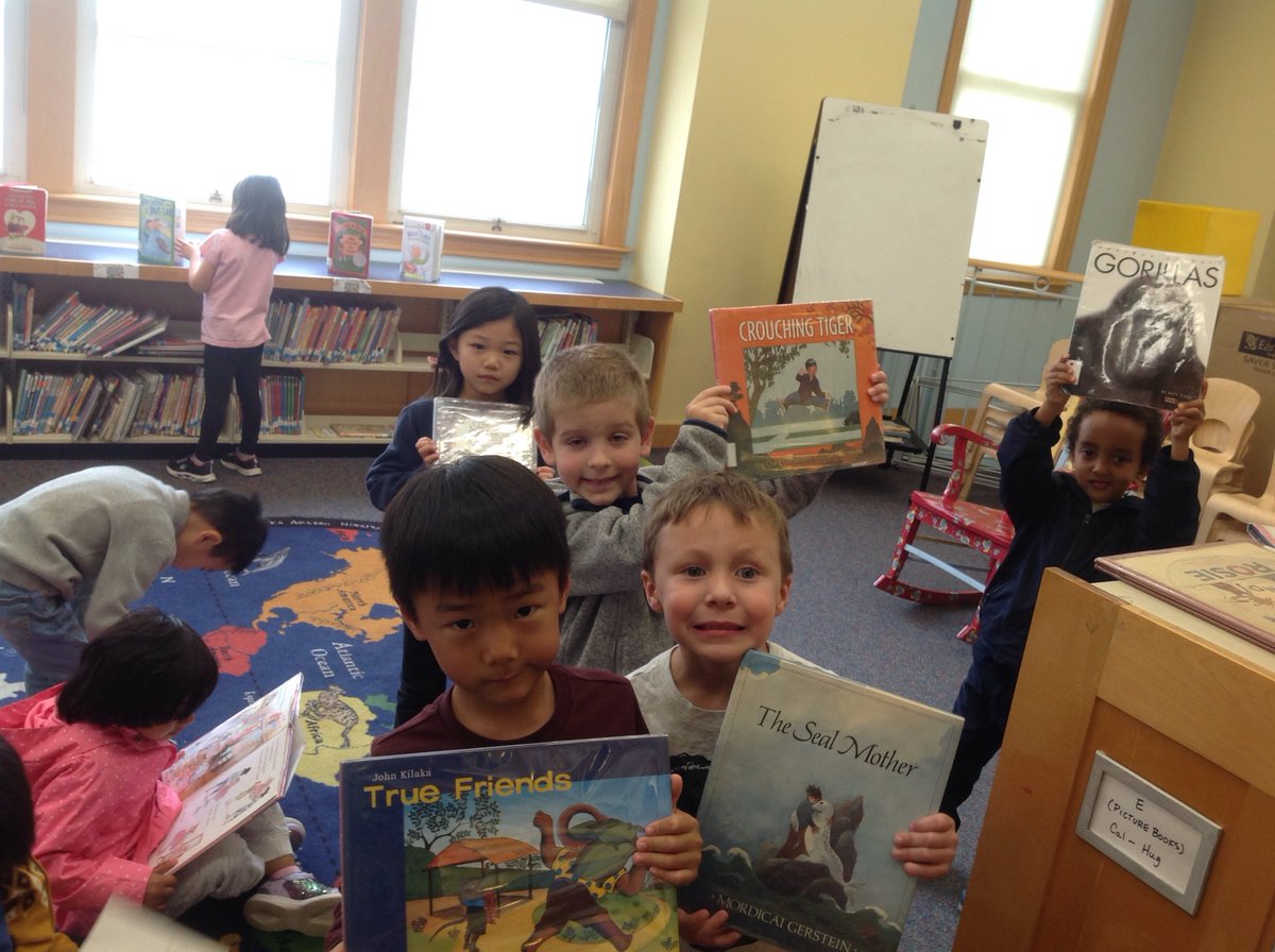 We just checked out books from Baker library!