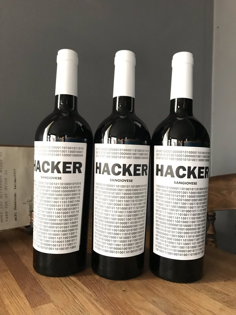 Kelder2016's tweet photo. Can you break the code on our latest wine?

#hacker #wine #wineoclock #wineshop #winebar #urmston #indeurmston #m41 #shoplocal #drinklocal https://t.co/vnuypWZdms
