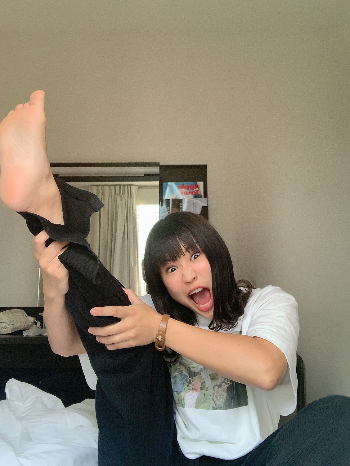 古川優香 Reikaoozeki 足の裏きれい ゆうかバリ黄色 Twitter
