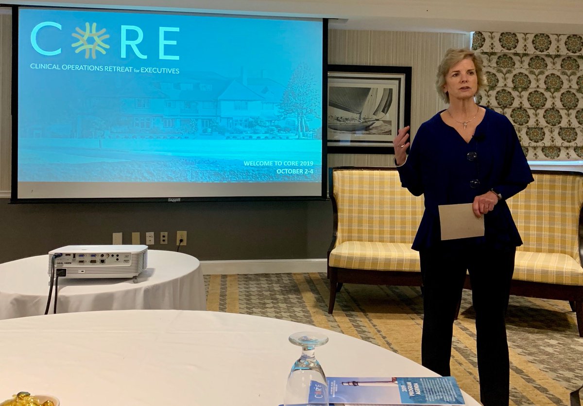 HalloranConsult's tweet photo. .@LaurieAHalloran kicks off #CORE2019. On to Day 2! https://t.co/6xrmvXJEmw
