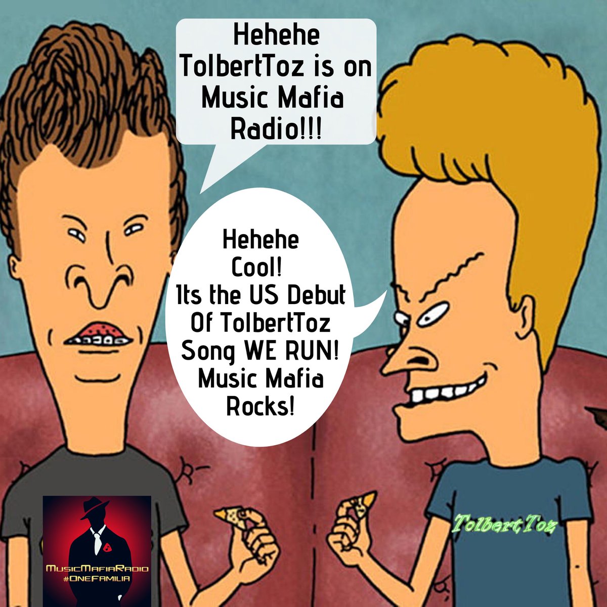 TolbertToz's tweet photo. #HeyTweets !

Round 2️⃣ of the @TolbertToz #Debut of #NewSong #WeRun Spins again #Tonight 
👉@MusicMafiaRadio !

Much thanks to #Coz @DebrisCozmic for getting us on!!

#Tunein 
#Tonight 10/3 8pm ET
👉 https://t.co/LS6nKBIu4u

#museboost 
@AssocIntl 
@420MusicLove 
#NewMusic 

🌍☮️ https://t.co/gOw5ohjyWQ