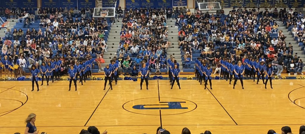 LPD_Pville's tweet photo. Can someone say HOMECOMING!?! #HOCO Pep Rally was turned up! #LadyPantherDance #Pfamily #PfISDynamic #PHSHoco2019 https://t.co/8dkCIdLLGa