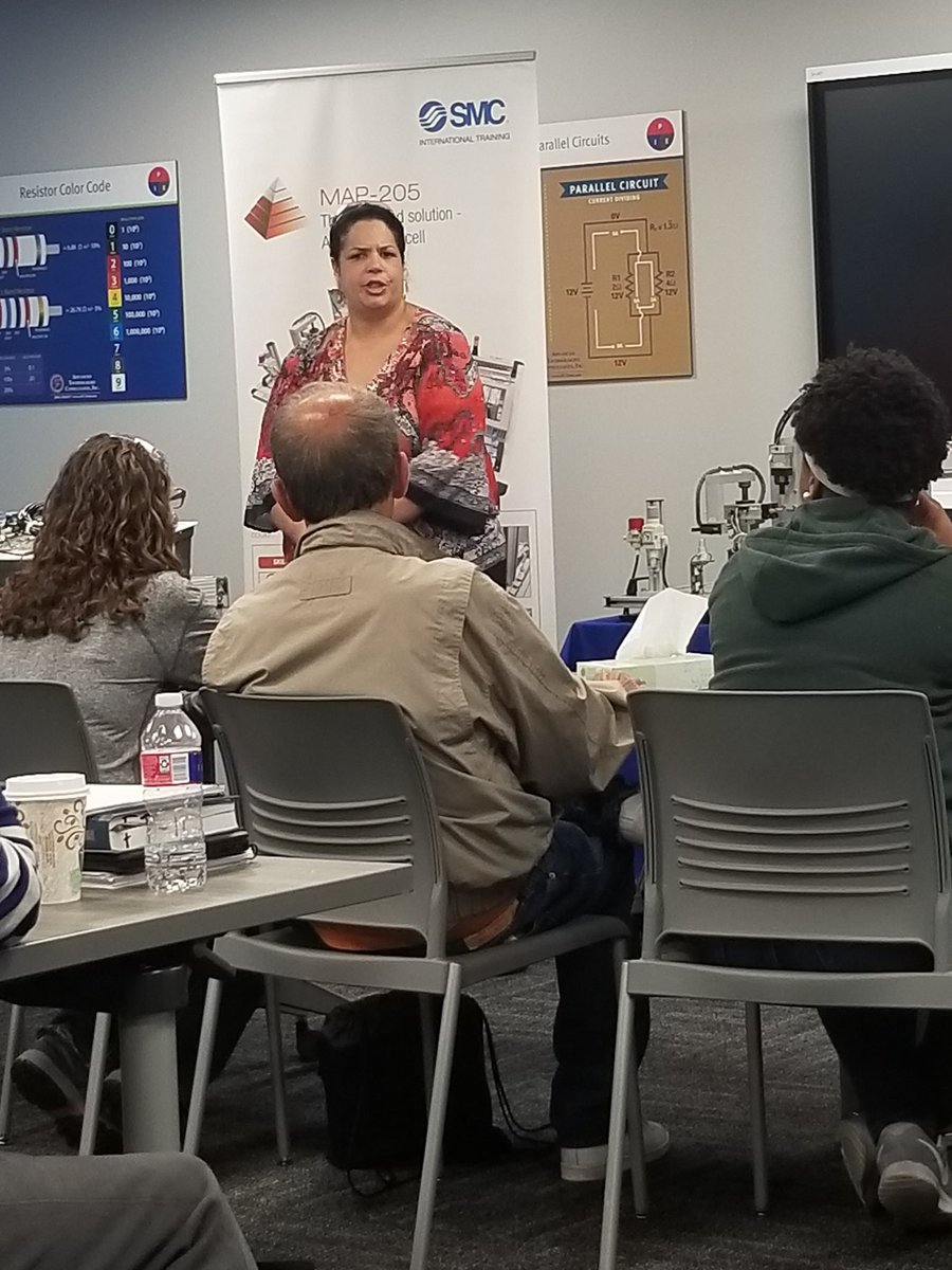 Beth Sherrow, SMC corporate trainer  training at Francis Tuttle Tech OKC, OK